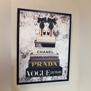 Fashion Brand Wall Art with Heels